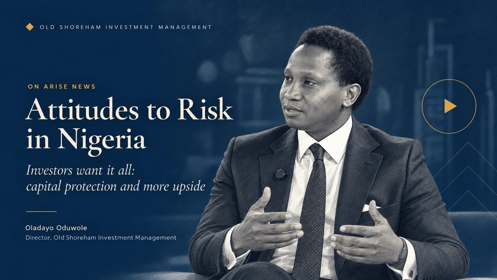 Attitudes to Risk in Nigeria, Oladayo Oduwole on Arise News